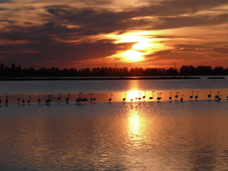 Tramonto in valle sant'alberto