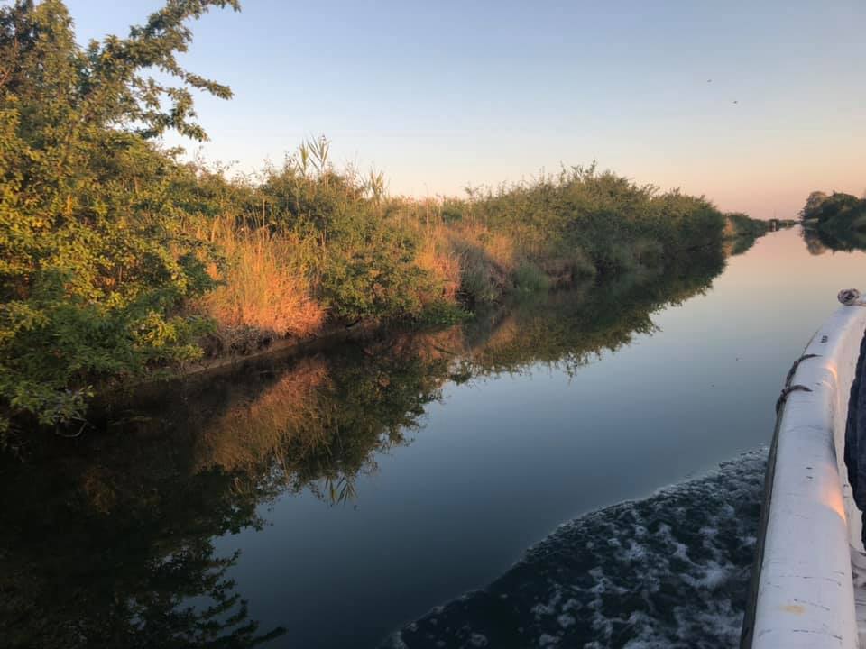 Le prime luci della Salina