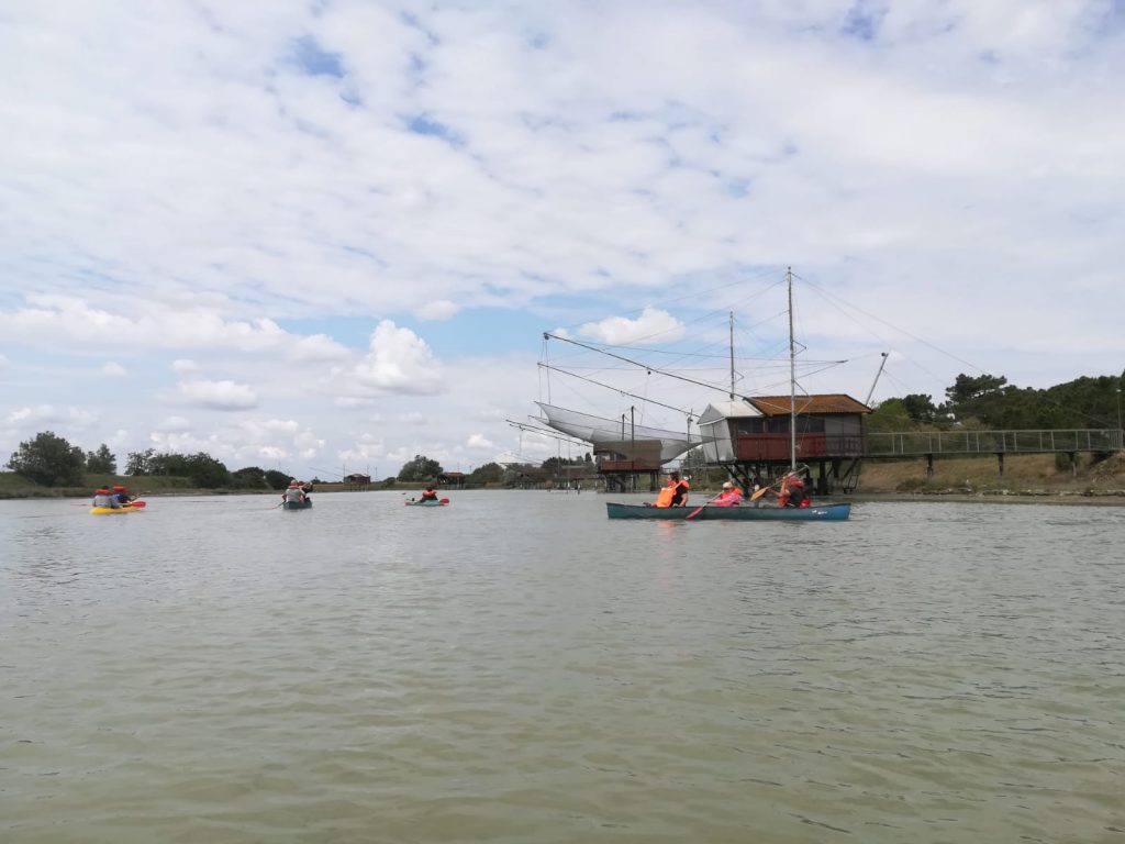 In canoa sul Bevano