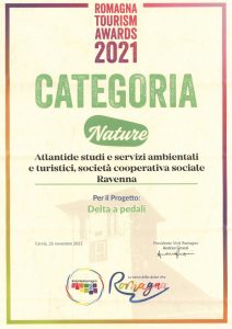 Delta a pedali vince il premio Romagna Tourism Awards 2021